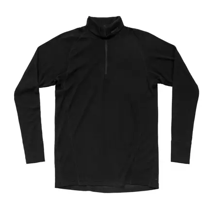 Devold Duo Active Merino 205 Zip Neck Men's Black - Undertrøjer - 7028567648780 - 1