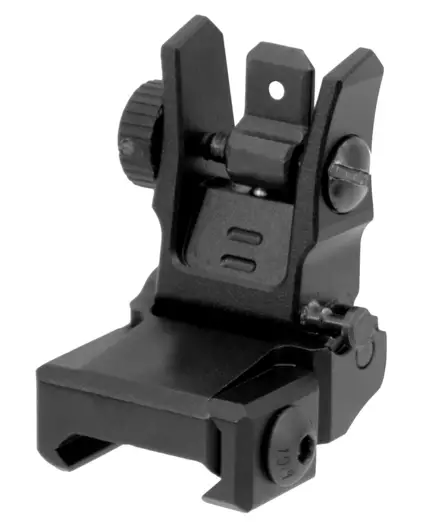 UTG Super Slim Rear Sight Manual Flip-up Tool-free Dual Aperture - Jernsigte - 4712274528390 - 1
