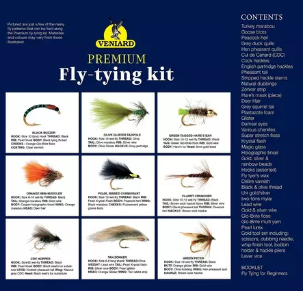 Veniard Premium Anniversary Fly-Tying Kit - Bindesæt - 5056304631100 - 4