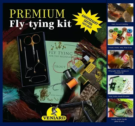 Veniard Premium Anniversary Fly-Tying Kit - Bindesæt - 5056304631100 - 3