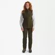 Deerhunter Lady Eagle Fleece Waistcoat Tarmac Green - Damejagtjakker - 5702827225400 - 5