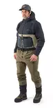 Grundens Men's Boundary Zip Stockingfoot Wader Stone/Otter - Vadere - 7332525301090 - 3