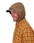 Simms Coldweather Hooded Shacket Wakemup Plaid Stonefly - Øvrige jakker - 694264695890 - 7