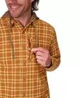 Simms Coldweather Hooded Shacket Wakemup Plaid Stonefly - Øvrige jakker - 694264695890 - 6