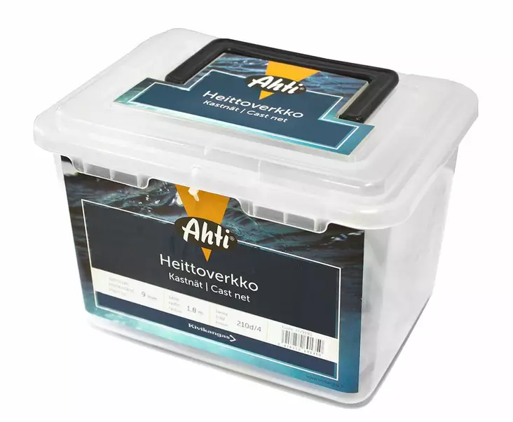 Ahti Heittoverkko 9mm lanka 1,8M säde - Net - 6418252691350 - 1