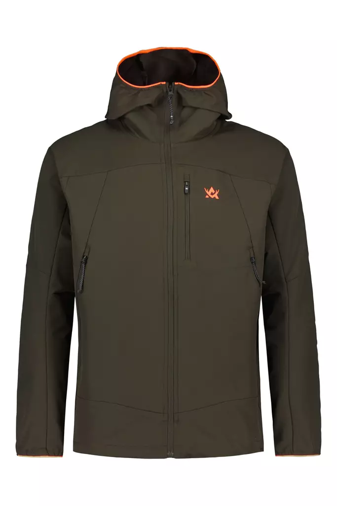 Alaska Chaser Mens Stretch Jacket Brown - Herrernes jagtjakker - 6438347046940 - 1