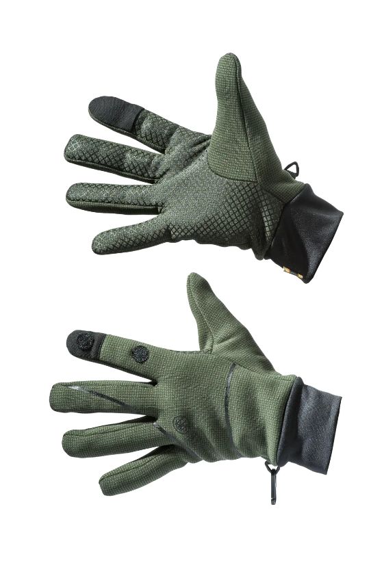 Beretta Polartec Wind Pro Gloves Green - Jægerhandsker - 8051832275540 - 1