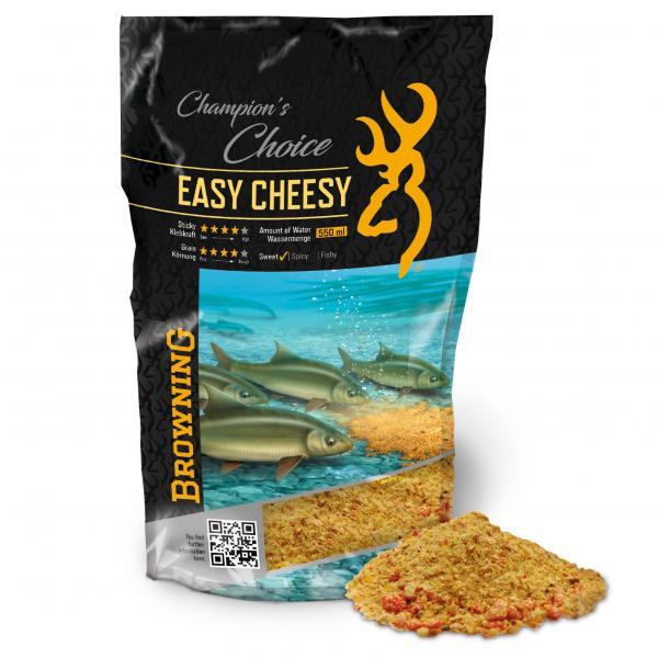 Browning Groundbait Easy Cheesy 1kg - Mæsk & boilies - 4029569397020 - 1