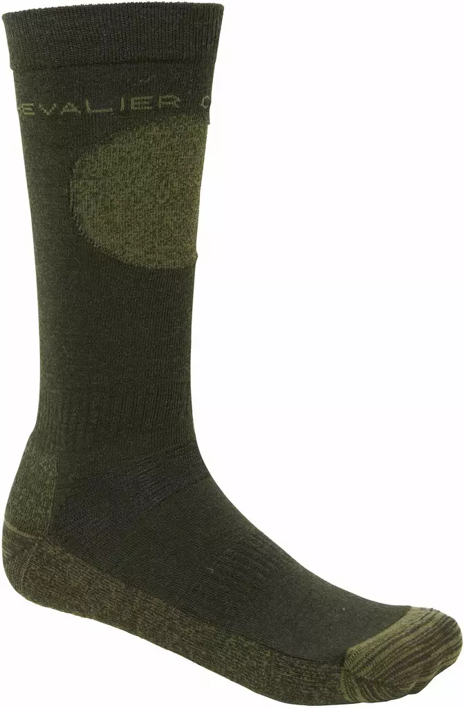 Chevalier Boot Wool Socks Dark Green - Jægersokker - 808491139540 - 1