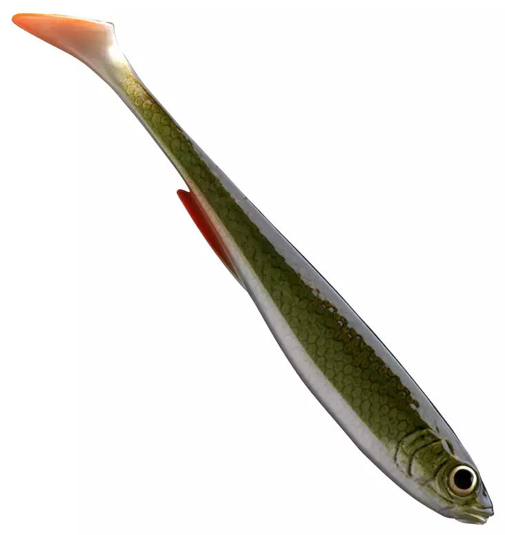 Daiwa PX Slim Shad Y 7.5cm 1pcs - Lappefiskjigs - 0803202470 - 1