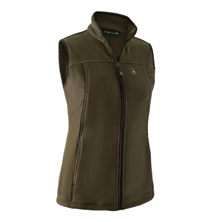 Deerhunter Lady Eagle Fleece Waistcoat Tarmac Green - Damejagtjakker - 5702827225400 - 1