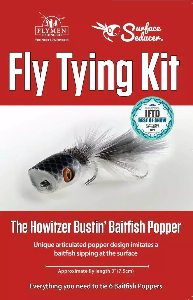 Flymen Fly Tying Kit Howitzer Popper - Bindesæt - 765855275170 - 1