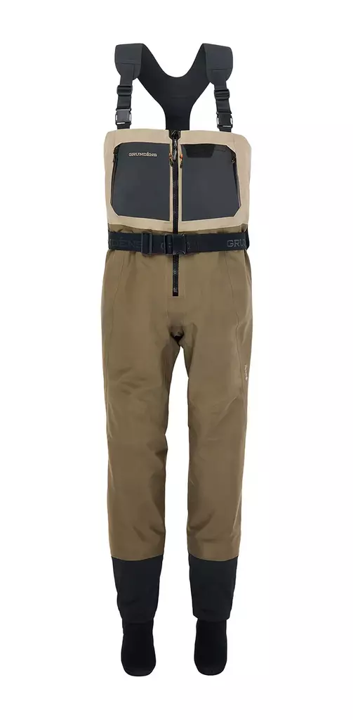 Grundens Men's Boundary Zip Stockingfoot Wader Stone/Otter - Vadere - 7332525301090 - 1
