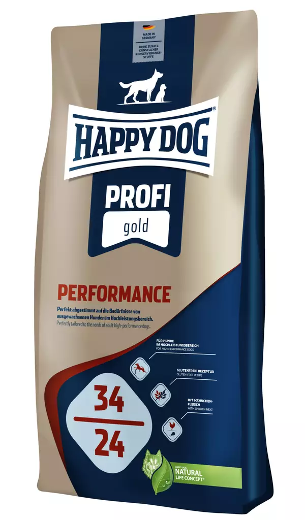 Happy Dog Profi Line Gold Performance - Happy Dog Profi Line -hundefoder - 4001967120950 - 1