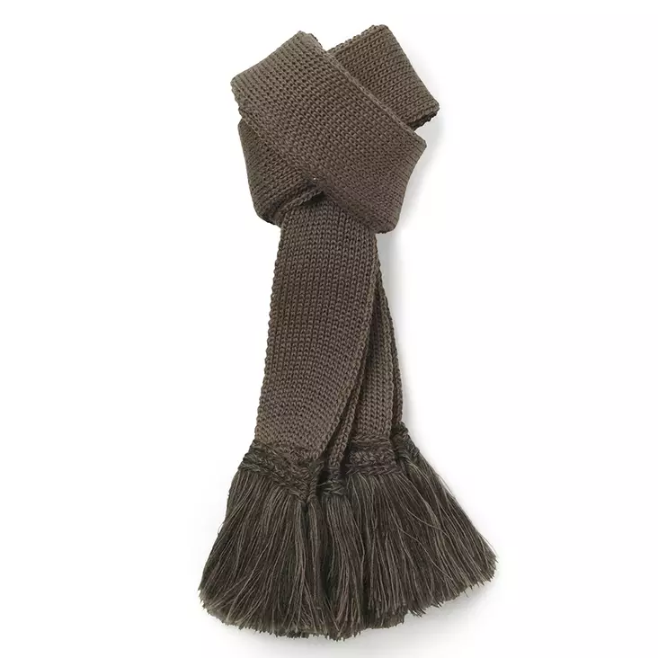 Laksen Garter Ties Camel W/Camel+loden.fringes - Øvrigt jagttøj - 5707953651680 - 1