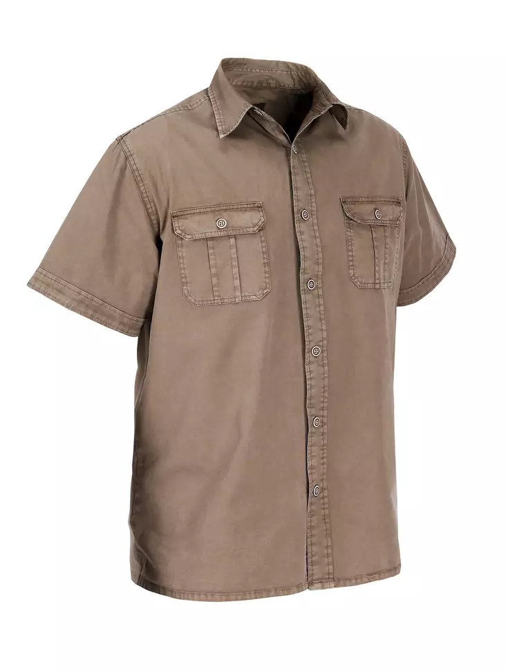 Nordhunt Serengeti Stretch Shirt Desert Khaki - Jægertrøjer - 1000000014570 - 1