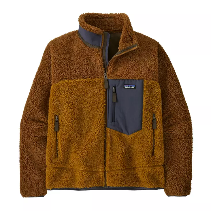 Patagonia Mens Classic Retro-X Jacket Shelter Brown - Mellemlagjakker - 196924715240 - 1
