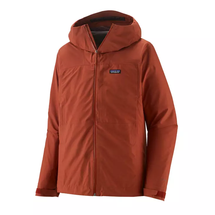 Patagonia M's Boulder Fork Rain Jacket Burnished Red - Skaljakker herrer - 196924395350 - 1