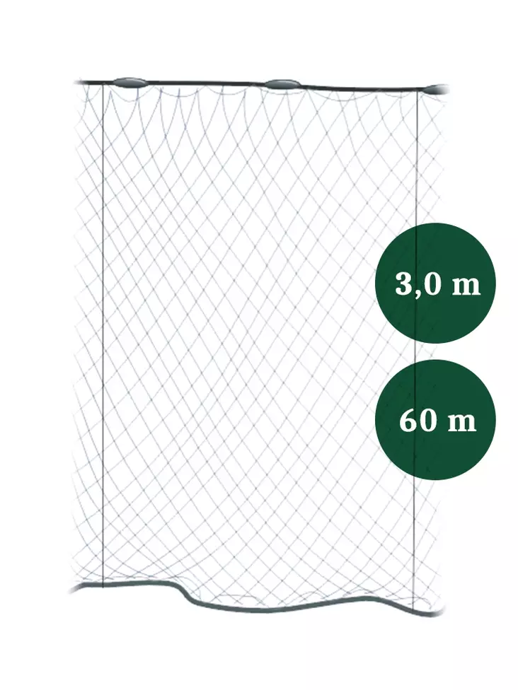 Pietarin Verkko Pystyriimu 80mm*2*3 0,12mm 30m Ironsilk - Net - 6418252980430 - 1