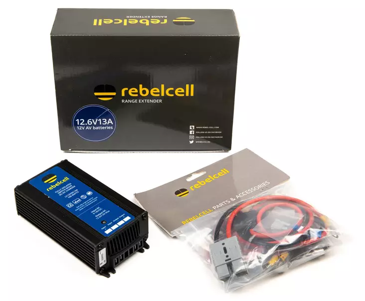 Rebelcell Range Extender 12.6V/13A - Batterioplader - 7106623691700 - 4