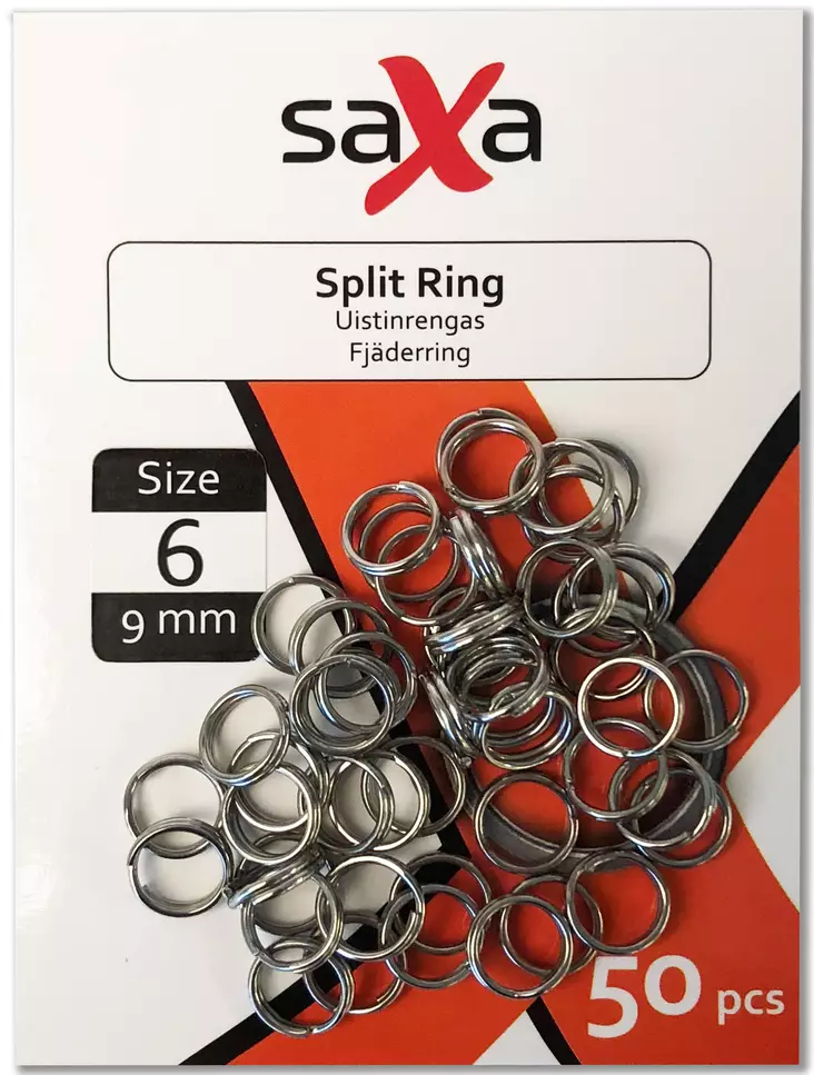 Saxa Split Ring 50pcs - Splitringe - splitring250 - 1
