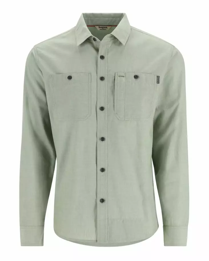 Simms Cutbank Chambray Shirt Field Chambray - Skjorter - 694264610060 - 2