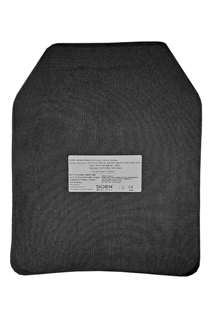 Sioen Ballistics RESTAC NIJ III+ ICW 25x30cm - Ballistiske plader - 9BF00024FNS0 - 1