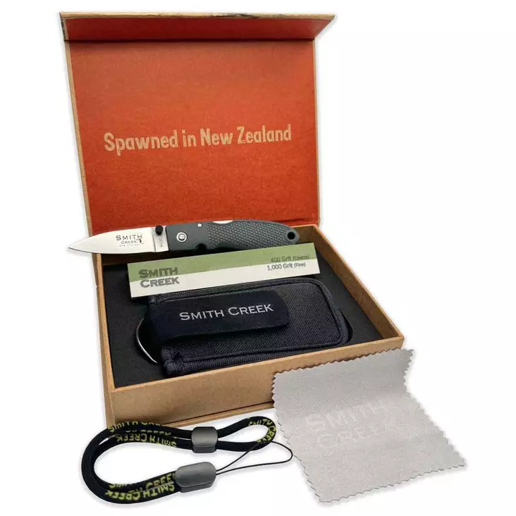 Smith Creek Pike Tooth Folding Knife Kit Slate Grey - Foldeknive - 860008500090 - 1