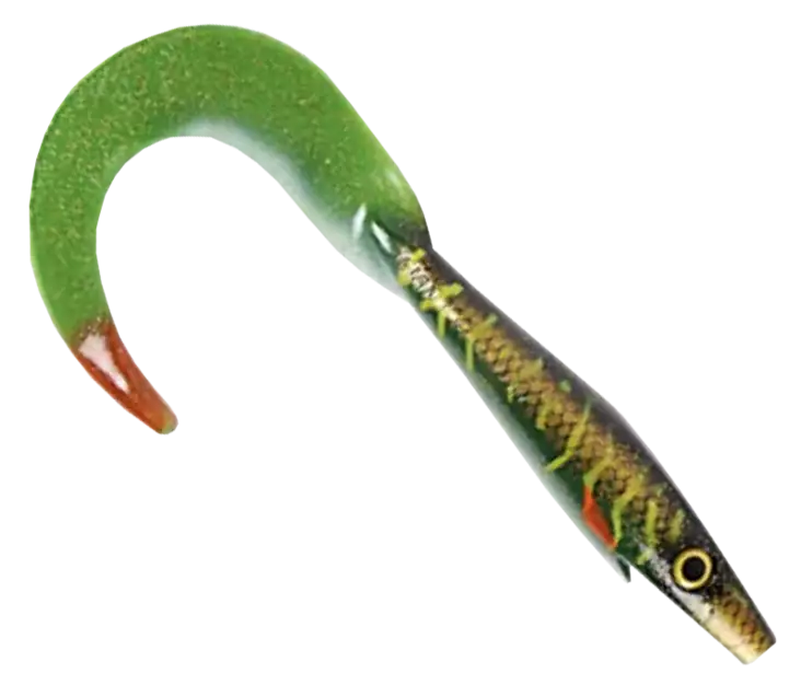 The Giant Pig Tail 40cm 130g - Gummiagn til gedde - 1401202310 - 1