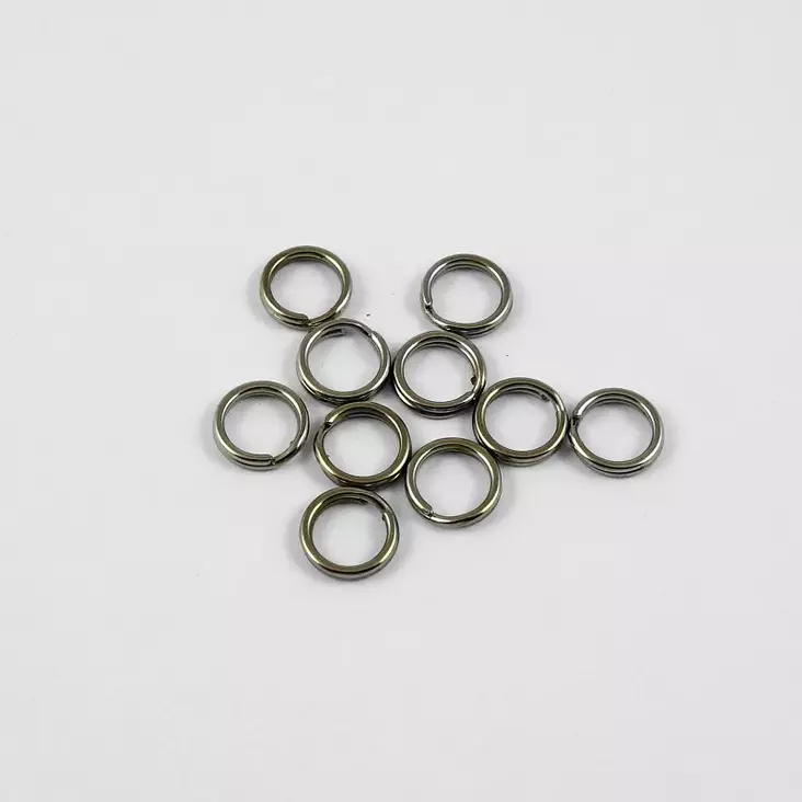 Split Ring Nickel Plated 6mm - Krogringe - UR-N6-100 - 1