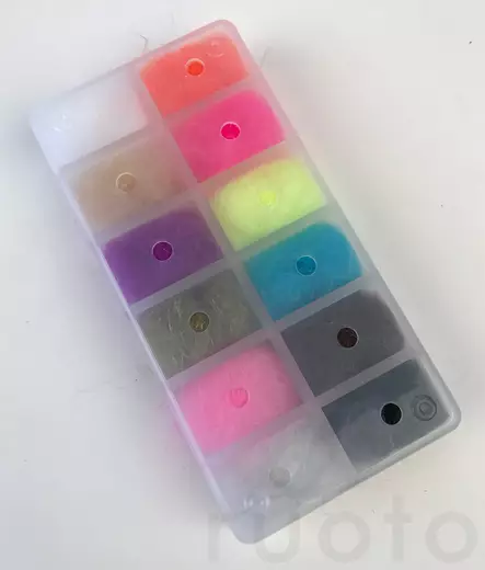 Hareline Senyo's Laser Dub Dispenser - Dubbing sortimentsæt - 762820132681 - 2