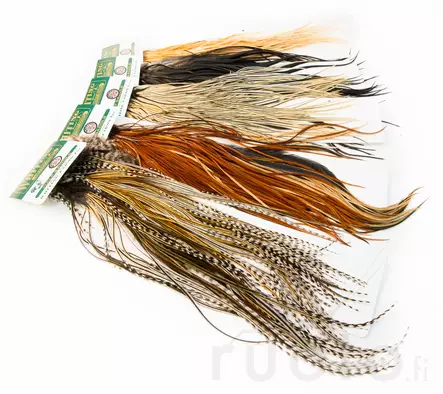 Whiting Hebert Dry Fly Half Saddle Bronz - Tørflue nakker og sadler - 40350100011 - 1