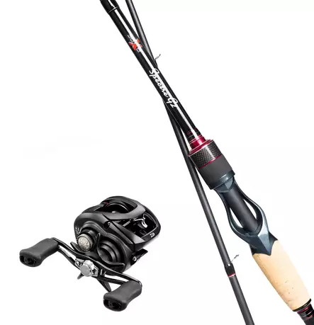 Saxa Spectre G2 7'2" 30-80g Live Cast & Daiwa Tatula 200 - Kraftige fiskesæt til geddefiskeri - 6438407006747L1 - 1