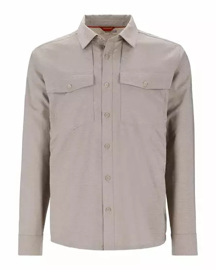Simms No-See-Um Bugstopper Shirt Dolomite Heather - Skjorter - 694264679821 - 2