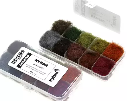 Sybai Nymph Dubbing Box Dark Color - Dubbing - 8595687308331 - 1