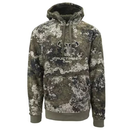 TrueTimber High Pile Fleece Hoodie Strata - Jægertrøjer - 841985147331 - 1