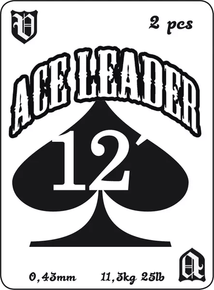 Vision Ace Leader 12' - Taperede Nylon -forfang - 6417512820561 - 2
