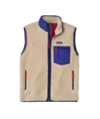 Patagonia M´s Classic Retro-X Vest Dark Natural w/Cobalt Blue - Mellemlagjakker - 199346189491 - 1