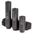 Silent Steel Compact Baffle Streamer 6,5 Armor Black - Lyddæmpere til præcisionsrifler - CSTB65B-AL-14x1 - 2