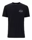 Simms Circle Lockup T-Shirt Black - T-shirts herre - 694264678381 - 2