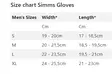 Simms Gore Infinium Half Finger Black - Handsker - 694264504031 - 2