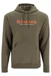 Simms Logo Hoody Military Heather - Hættetrøjer - 694264661901 - 1