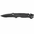SOG Escape Clip Point Serrated Black - Foldeknive - 729857996631 - 2