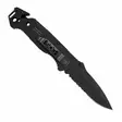 SOG Escape Clip Point Serrated Black - Foldeknive - 729857996631 - 7