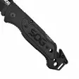 SOG Escape Clip Point Serrated Black - Foldeknive - 729857996631 - 5