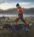Swedteam Ridge New Jr Jacket Fire/Veil - Børnenes jagttøj - 7330144027391 - 3
