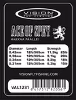 Vision Ace Leader 12' - Taperede Nylon -forfang - 6417512820561 - 3