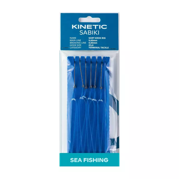 Kinetic Sabiki Sort Krok #3/0 - Sabiki- & makrelrigs - 5707549274231 - 1