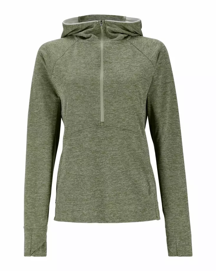 Simms Womens Bugstopper Hoody Aspen Heather - Hættetrøjer - 694264679531 - 1