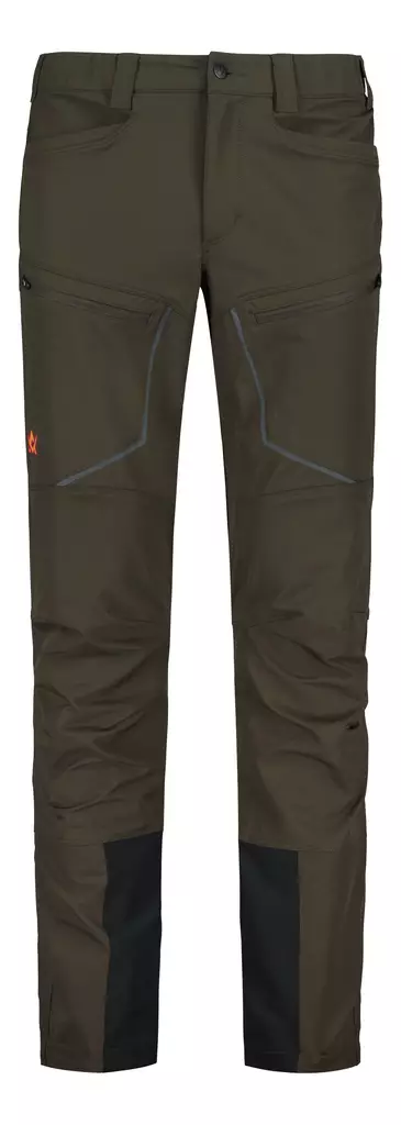 Alaska Chaser Mens Stretch Pant Brown - Herrernes jagtbukser - 6438347047121 - 1